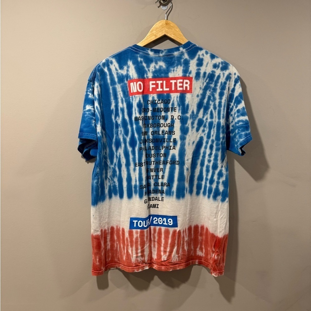 The Rolling Stones No Filter Tie Dye Tour Concert T-Shirt - Picture 2 of 7